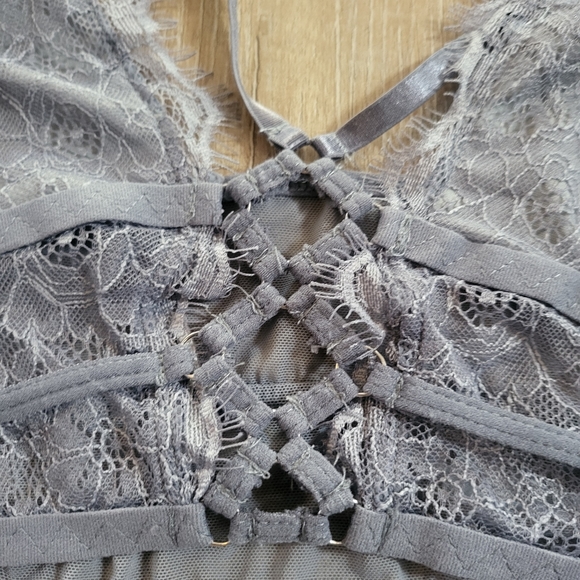 Buitifo Womens Cami Bra Criss Cross Eyelash Crop Top Bra - Picture 7 of 9